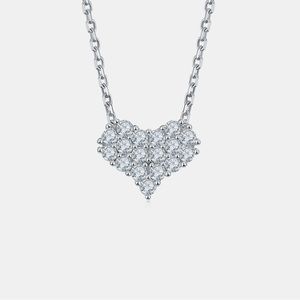 Moissanite 925 Sterling Silver Heart Bracelet main image 0